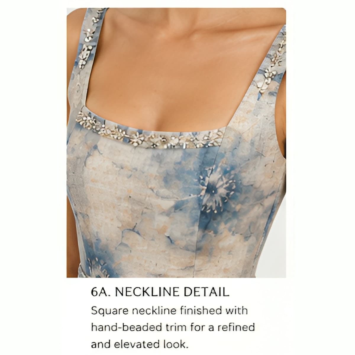 neckline detail